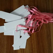 HF ISO15693(NXP-ICODE-SLIX) 13,56 МГц ПВХ бирка 120*32 мм