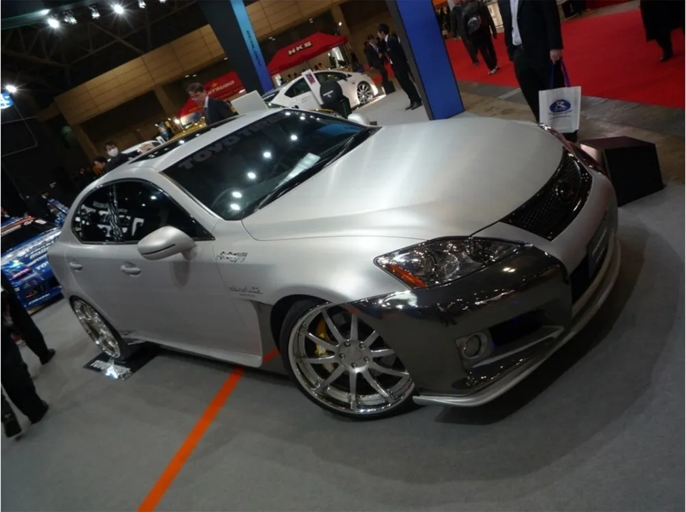  Silver Brushed Aluminum Vinyl Wrap Film Foil Car Wrapping Bubble Free Bike Console Computer Laptop 