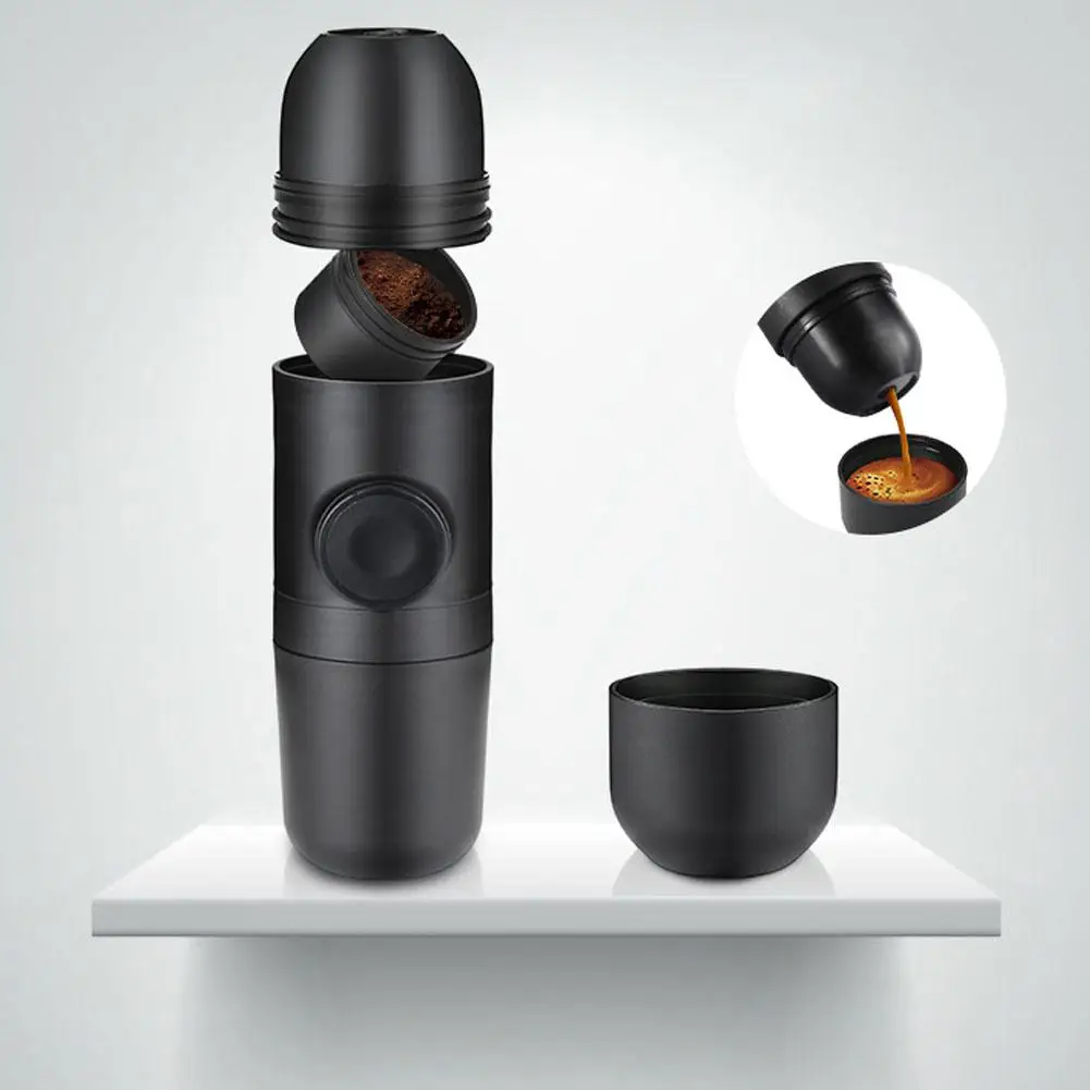 

Adoolla Portable Mini Coffee Maker Hand Pressed Espresso Machine