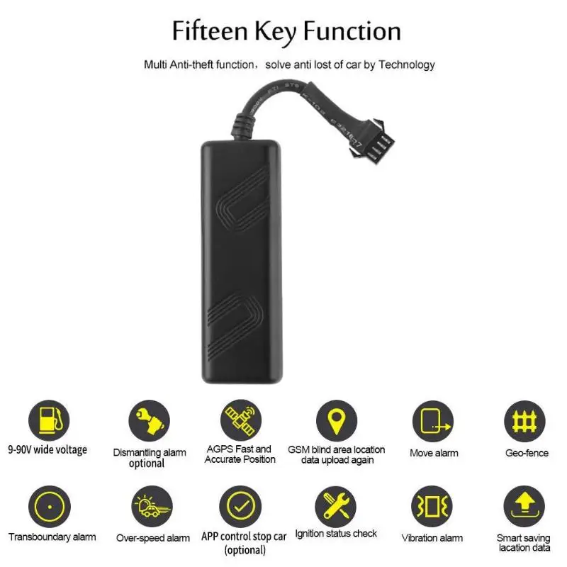 VODOOL TK205 Mini GPS Tracker Vehicle Tracking Gerät Auto Motorrad GSM Locator Fernbedienung Mit Ec