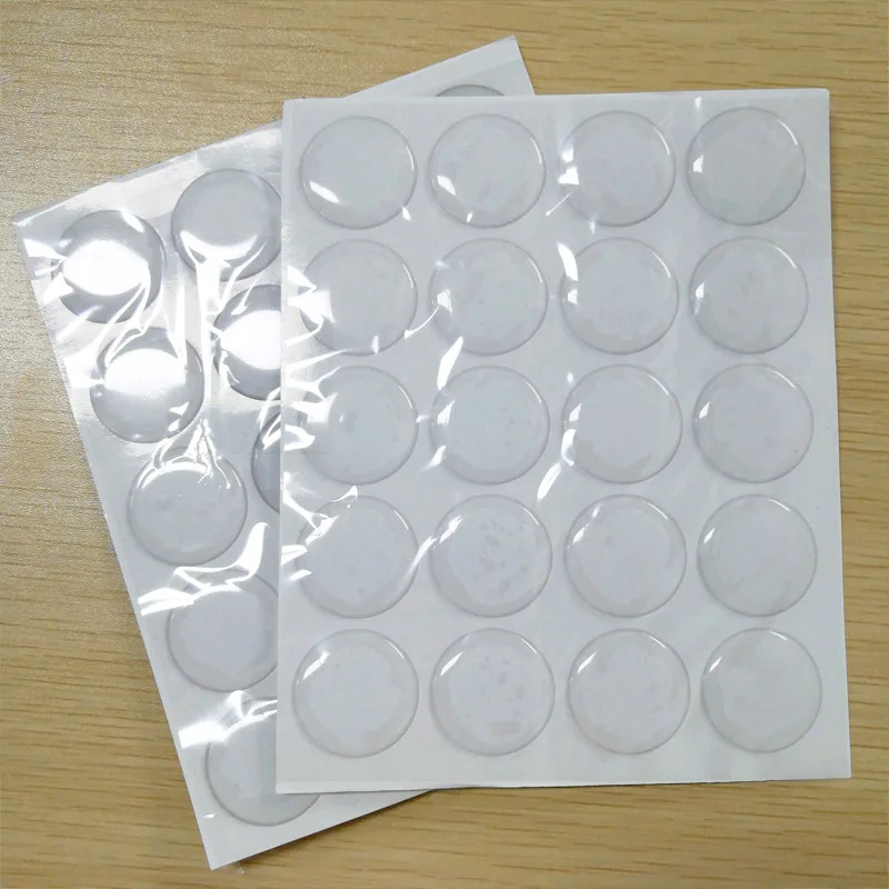 Self Adhesive Stickers 40Pcs Round 3D Crystal Epoxy Adhesive Circles Bottle Cap 25MM Transparent Resin Patch Dots Bottle Cap Crafting DIY self adhesive stickers adhesive stickers