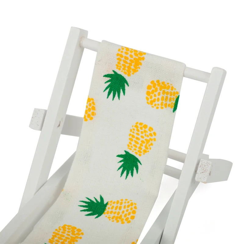 Mini Beach Chair Pattern Fold Wooden Chair Craft Decor Party Gift Furniture Dollhouse Accessories Mini Beach Chair Pattern Fold Wooden Chair Craft Decor Party Gift Furniture Dollhouse Accessories