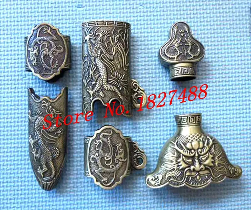 4 стиля высокое качество Kirsite китайский TaiChi/WuShu Jian меч фитинг Тай Цзи DIY набор