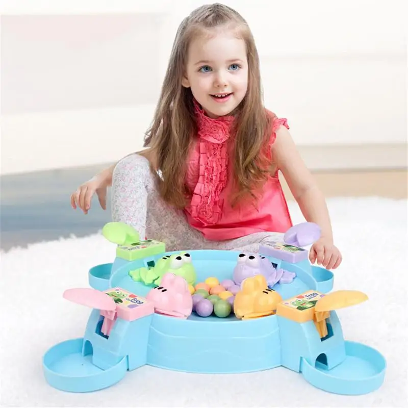 

Creative Funny Frog Eating Beans Board Games Toys For Children Interactive Desk Table Game Family Game Educational Toys Kid Gift