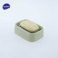 Howfun зеленая мыльница, мыльница с дренажным отверстием, пластиковое прямоугольное мыло, контейнер для мыла, 3 цвета на выбор