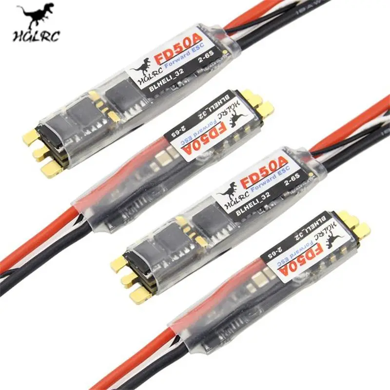 

1PCS/4PCS HGLRC Forward FD50A 50A 2-6S Blheli_32 32bit DSHOT1200 Brushless ESC For RC FPV Racing Drone Quadcopter Spare Parts