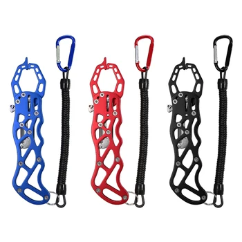 

Fish Lip Grabber Portable Fish Grip Lightweight Fishing Gripper Fishing Accessory Tackle Pesca Aluminum Alloy