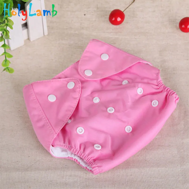 1pcs/lot Baby Infant Organic Colorful 100% Cotton Waterproof Reusable Nappy Diaper Training Pants Boy Girl Underwear Washable