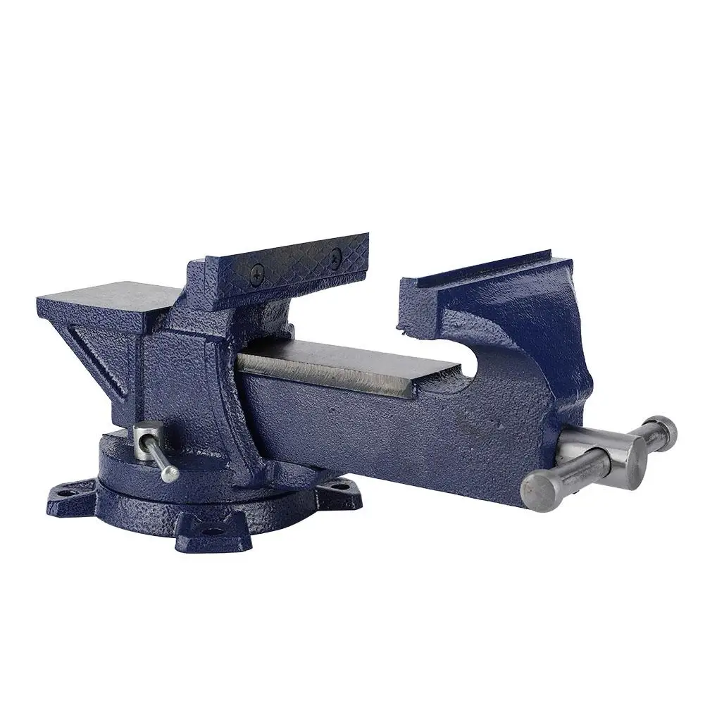 

5" Bench Vise 360 Degree Swivel Base Heavy Duty Tabletop Clamp with Anvil Set