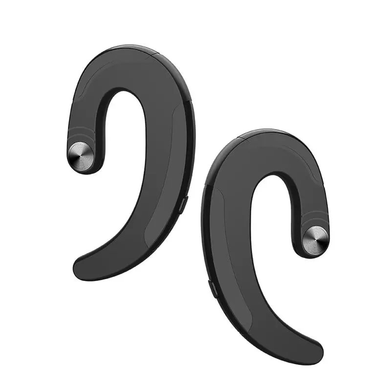 

A pair of bone conduction Bluetooth headset wireless mini earbuds hanging ear headphones earphones for xiaomi iphone 8g sports