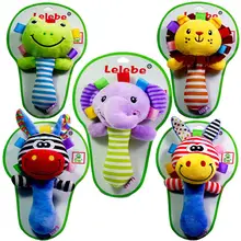 Cute Baby Kids Plush Hand Shaking Bell Rattle Sound Puzzle Shaking Teether Rattles Toys for Kids as Gifts Cute Baby Kids Plush Hand Shaking Bell Rattle Sound Puzzle Shaking Teether Rattles Toys for Kids as Gifts