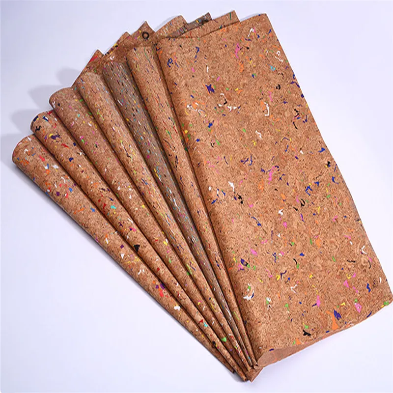 

Lychee Life A4 Cork Leather Fabric Retro Style Synthetic Leather DIY Sewing Material For Handbag Garments