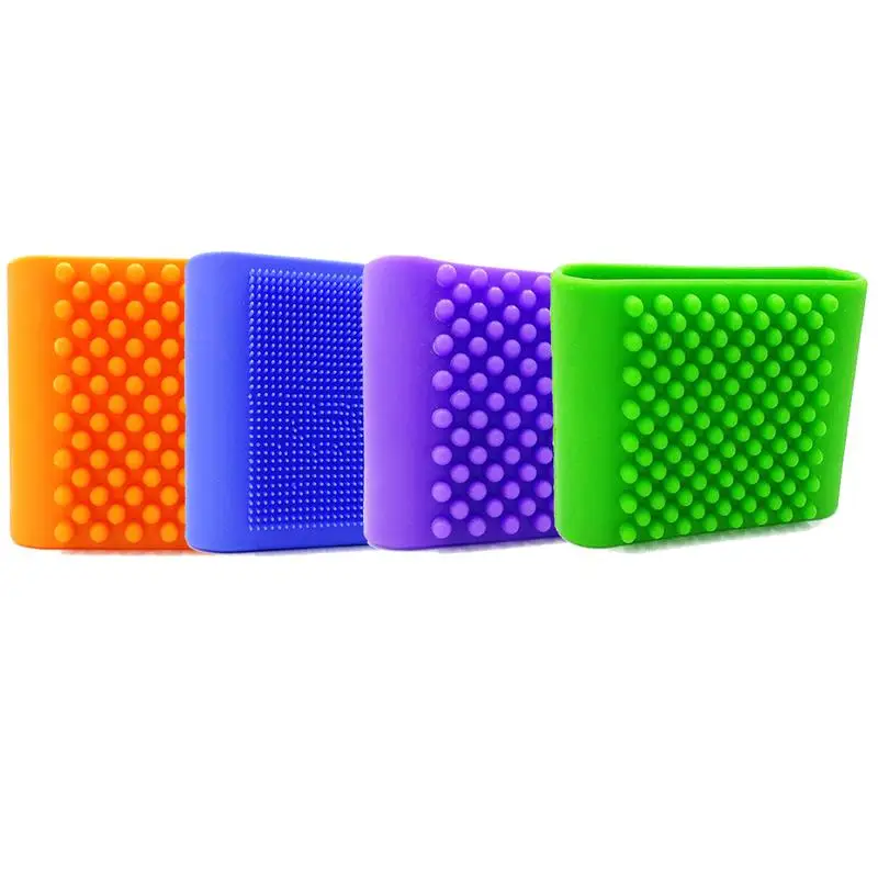

Multi-function Kitchen Cleaning Brush Silicone Scrubber Brush High Quality Eco-friendly Solid Color Healthy Cleans Brushes Tools