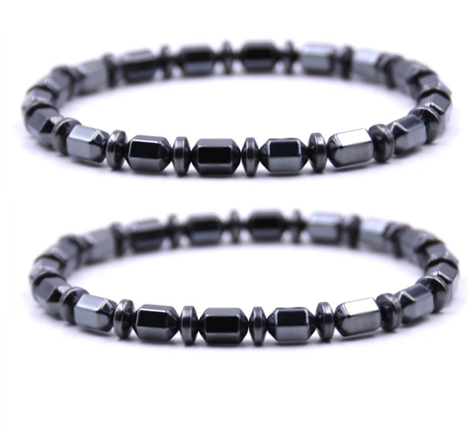 

Youth Sunshine Fashion Magnetic Hexagon Bracelet Lovers High Cold Bracelet