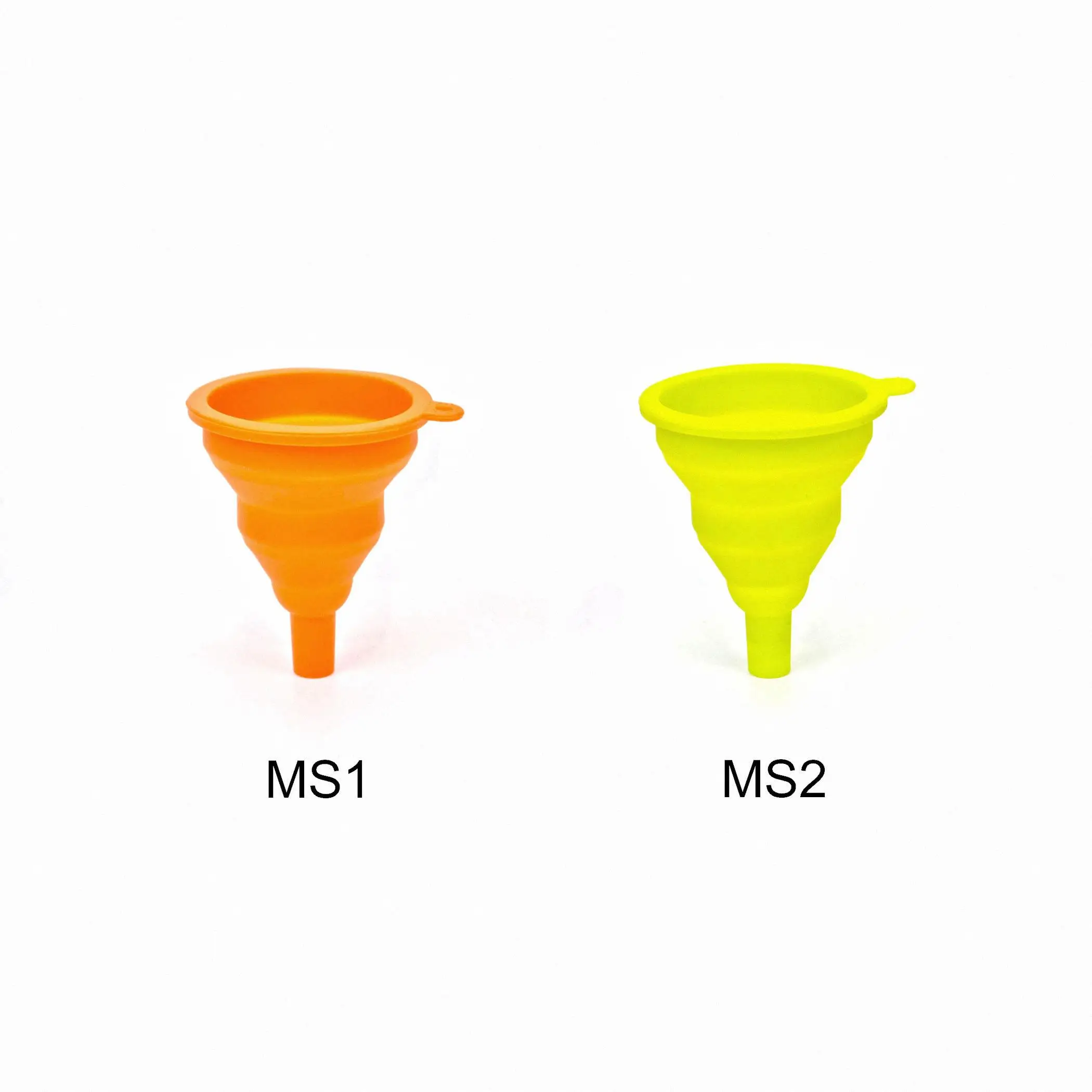 

Kinds Silicone Funnel Collapsible Portable Hopper Liquid Powder Transfer Tool -S