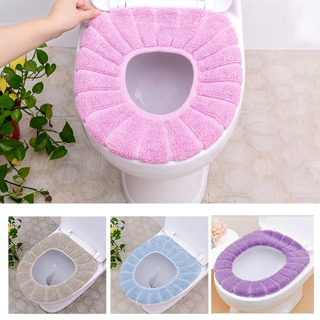 Bagno Closestool Copertura di Sede O Anello di Velluto di Corallo Del Panno Morb Bagno Closestool Copertura di Sede O Anello di Velluto di Corallo Del Panno Morb