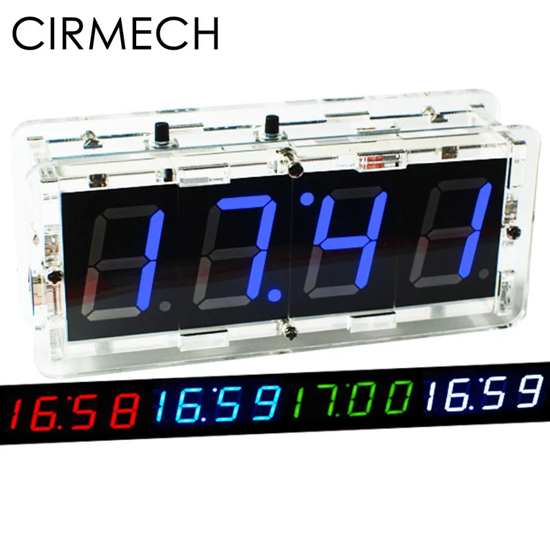 Микрокомпьютер CIRMECH с одним чипом электронные часы набор для самостоятельной