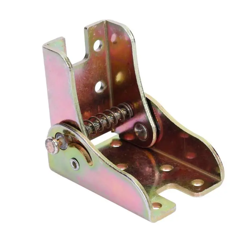 

Iron Folding Hinge Notebook Table Leg Brackets Desk Chair Feet Extension Home Self Locking Furniture Hinges
