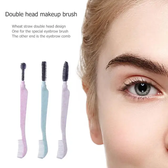 Cheap 1pc Double Head Eyebrow Brush Multi-Use Wheat Straw Eyebrow Comb Brush Portable Eye Brows Makeup Tools Face Beauty Accessories Cheap 1pc Double Head Eyebrow Brush Multi-Use Wheat Straw Eyebrow Comb Brush Portable Eye Brows Makeup Tools Face Beauty Accessories