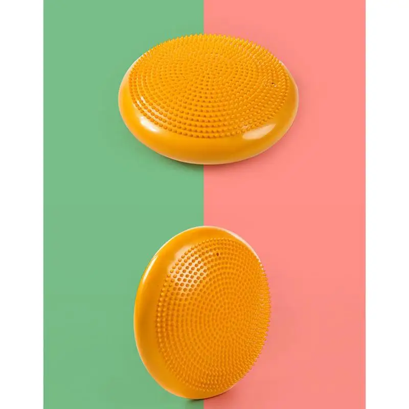 Yoga Pad Fitness Balanced Seat Cushion Yoga Balanced Ball Inflatable Cushion Thick Protection Balance Trainer Weight Loss Tool