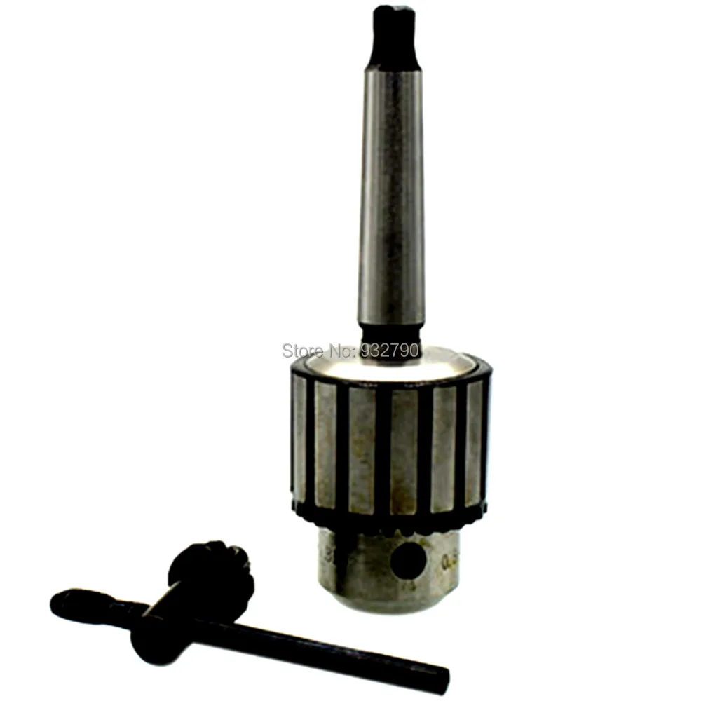 

13mm Drill Chuck 2 MT Morse Taper Woodturning Lathe MT2 Key Type Lathe Chuck Key