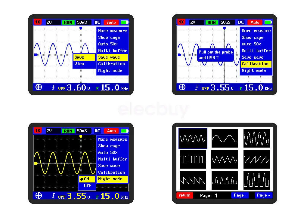  DSO FNIRSI PRO 5MHz Bandwidth 20MSps Mini Portable LCD Digital Oscilloscope