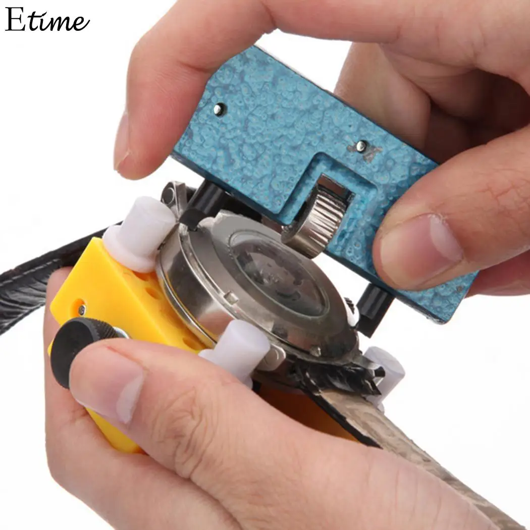 

Adjustable Watch Back Case Fixing Holder Watch Parts Tools Clock Watch Repair Tool Kit Movement Watchmaker Opener Instrument