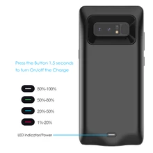 Чехол для зарядного устройства для samsung Galaxy Note 8 5500 мАч, чехол для зарядного устройства, чехол для зарядного устройства для samsung Galaxy Note 8