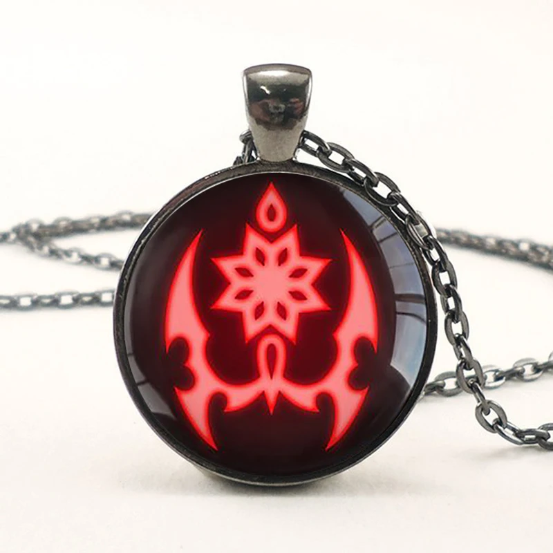 Fate Stay Night Аниме игра Saber Archer Assassin Rider Логотип Косплей подарок кулон ожерелье Fate Zero стеклянные купольные украшения