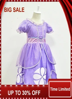 

Princess Sofia Dress Costume Disfraz Princesa Sofia Vestido Princesa Sofia Princesinha sofia the first vestido infantil meninas