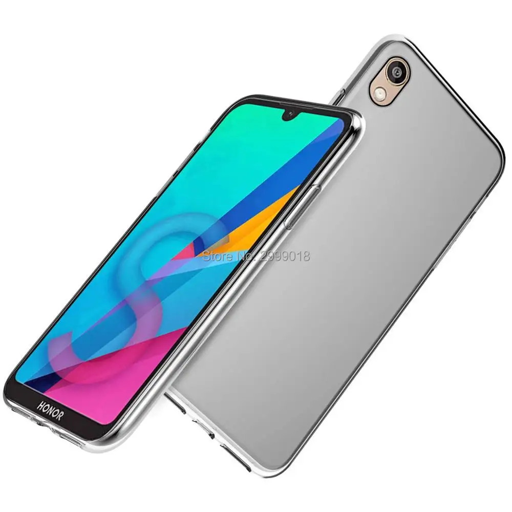 Чехол для Honor 8 S чехол Huawei 5 71 Прозрачная силиконовая задняя крышка из ТПУ телефона