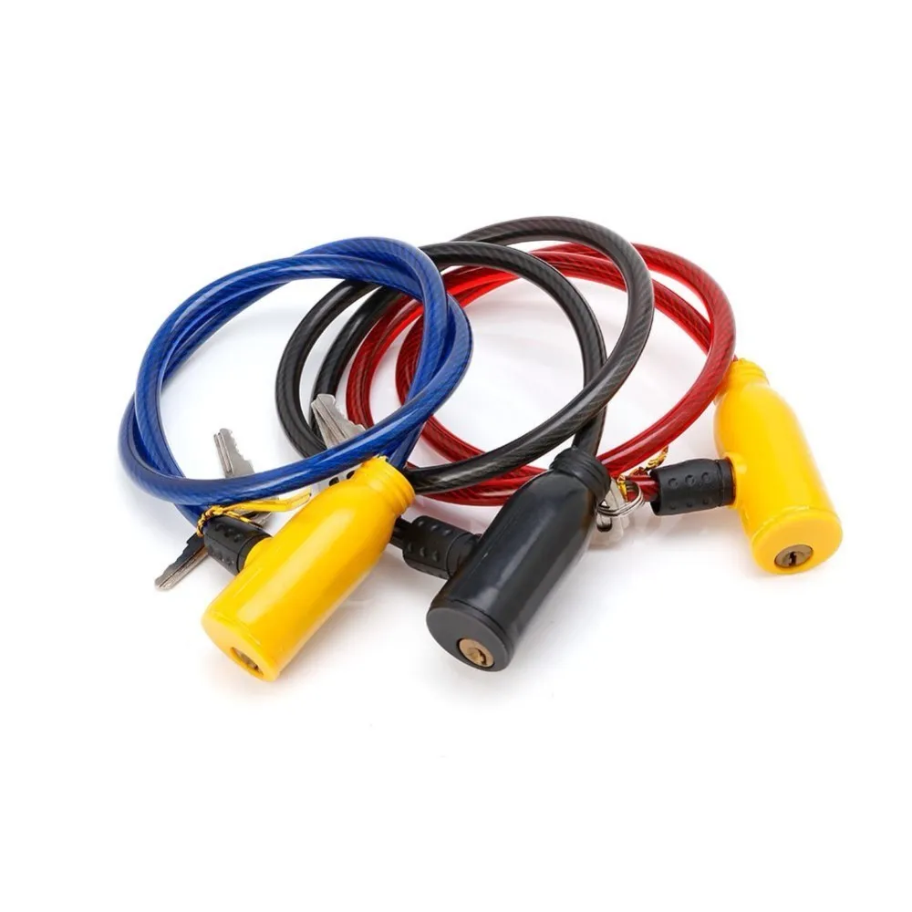 

Universal Bicycle Lock With 2 Keys Anti-Theft Bicycle Safety Lock Motorcycle Electric Vehicle Safety Cable Lock