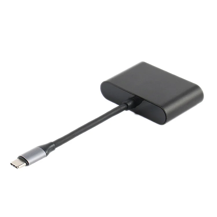 USB C к HDMI 4K VGA адаптер 3 1 Type видео конвертеры для 2017 Новый Macbook Pro/Chromebook P|Адаптеры Type-C|