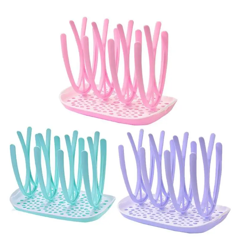 

Baby Bottles Drying Rack Tree Pattern Cleaning Drainer Feeding Cup Holder Dryer Drainer Storage Rack Tree Shape Rack For Babies