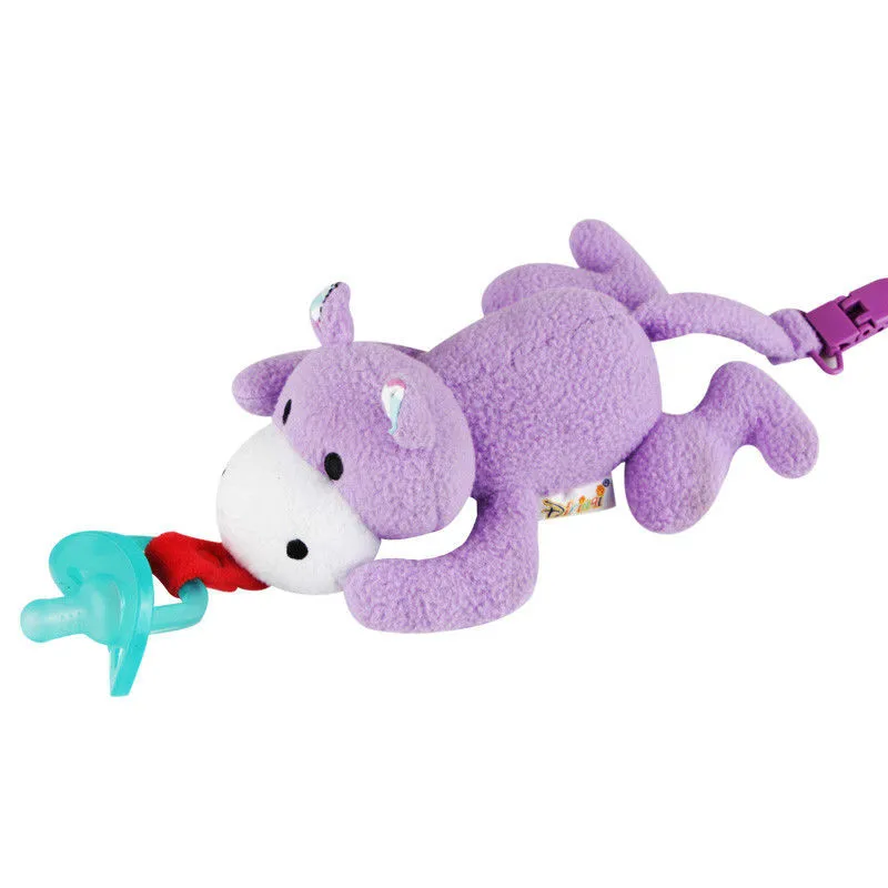 New Infant Baby Dog Fox Small Animal Cartoon Pacifier Holder Clip Hanging Plush Toy Nipple Clip Leashes New Infant Baby Dog Fox Small Animal Cartoon Pacifier Holder Clip Hanging Plush Toy Nipple Clip Leashes