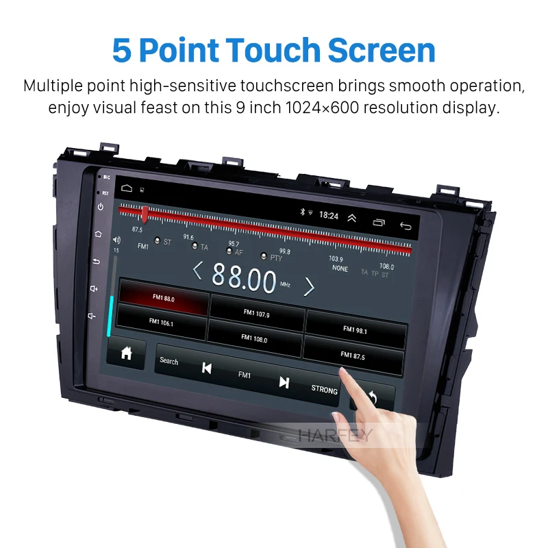 Harfey Car 9 &quotстерео Android8.1 для Фольксваген ламандо 2015 2016 поддержка 3G WiFi OBD2 Bluetooth