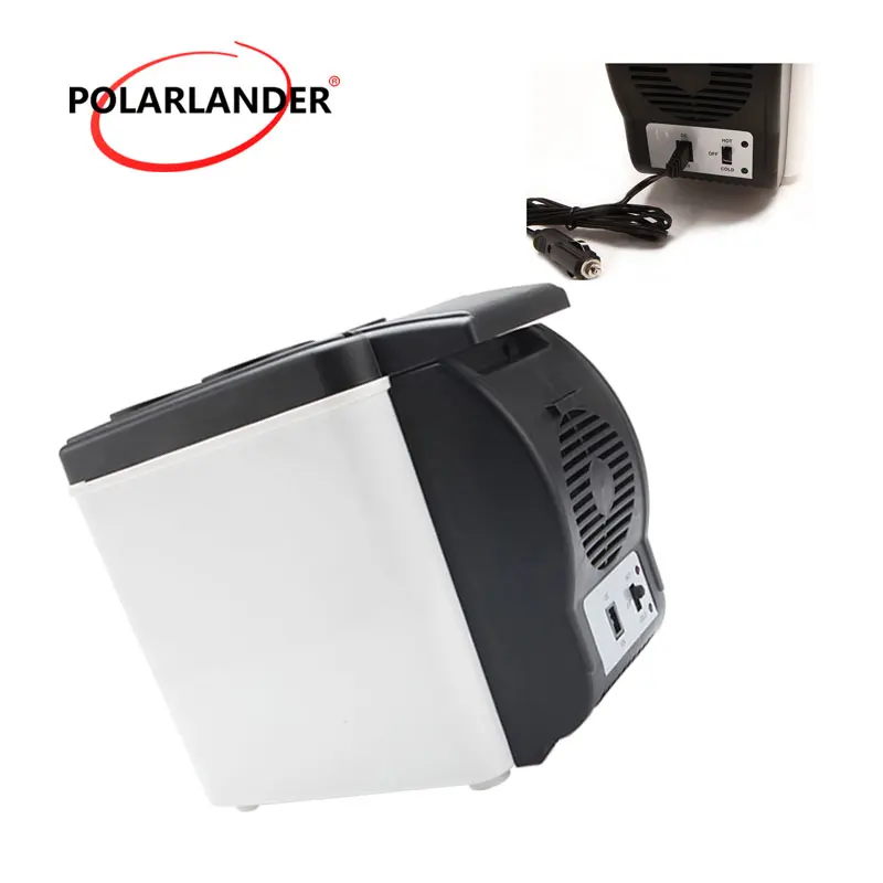 48W Portable Car Refrigerator 12V Mini Boat Home Travel Auto 6L Fridge Freezer ABS Cooler Warmer Double Use Multi-Function 48W Portable Car Refrigerator 12V Mini Boat Home Travel Auto 6L Fridge Freezer ABS Cooler Warmer Double Use Multi-Function