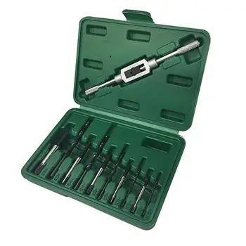 

11PCS/Lot M5 M6 M8 M10 HSS Drill Bit Machine Repair Tool 3mm-10mm Broken Head Screw Extractor 62-63HRC Drill Tap Set