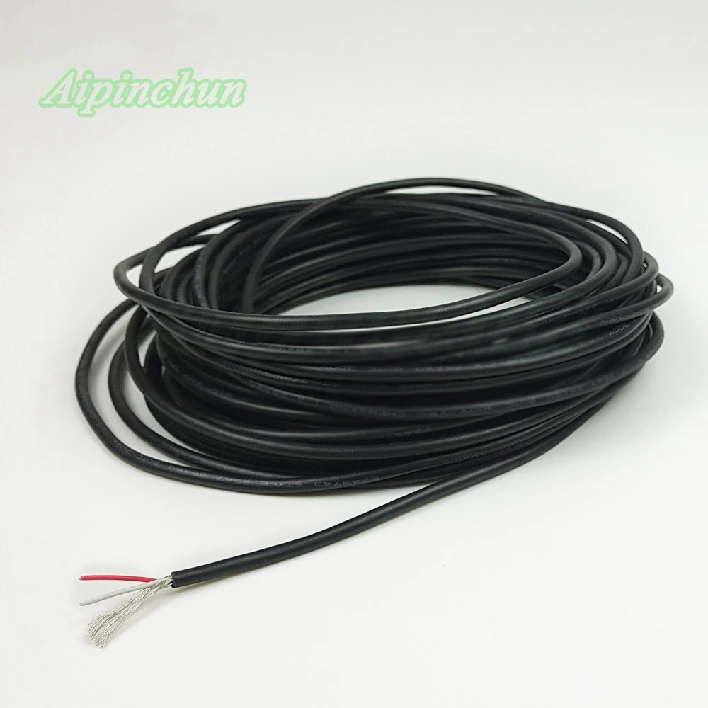 Aipinchun 2 метра 3 4 5 ядер экранированный провод UL 2547 28AWG 1 канал кабель аудиосигнала