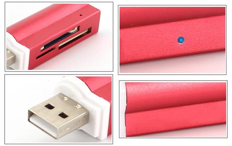 Разноцветная карта памяти USB2.0 для Micro SD MMC SDHC TF карты JLRJ88|Картридеры| |