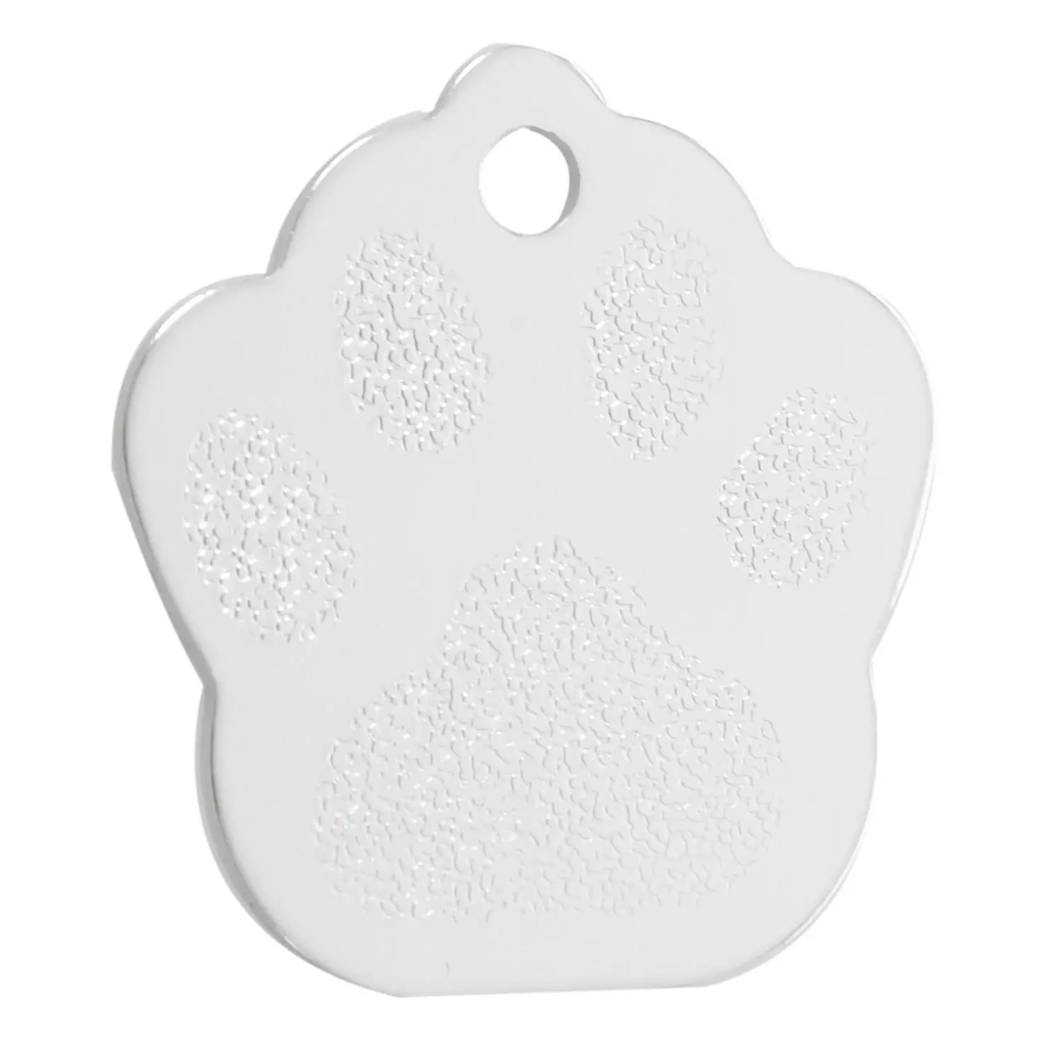 

Paw Pet ID Tag Dog Puppy Cat Kitten Name Tags Personalised Engraved Aluminum alloy