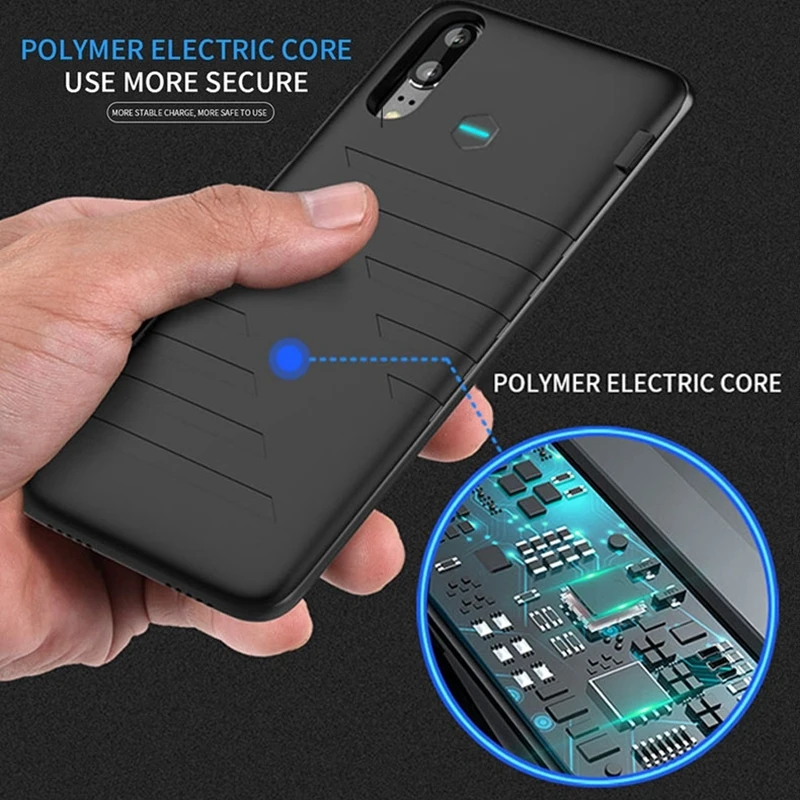 Ультратонкий чехол с функцией внешнего аккумулятора на 6800 мА · ч для Huawei P20 Pro