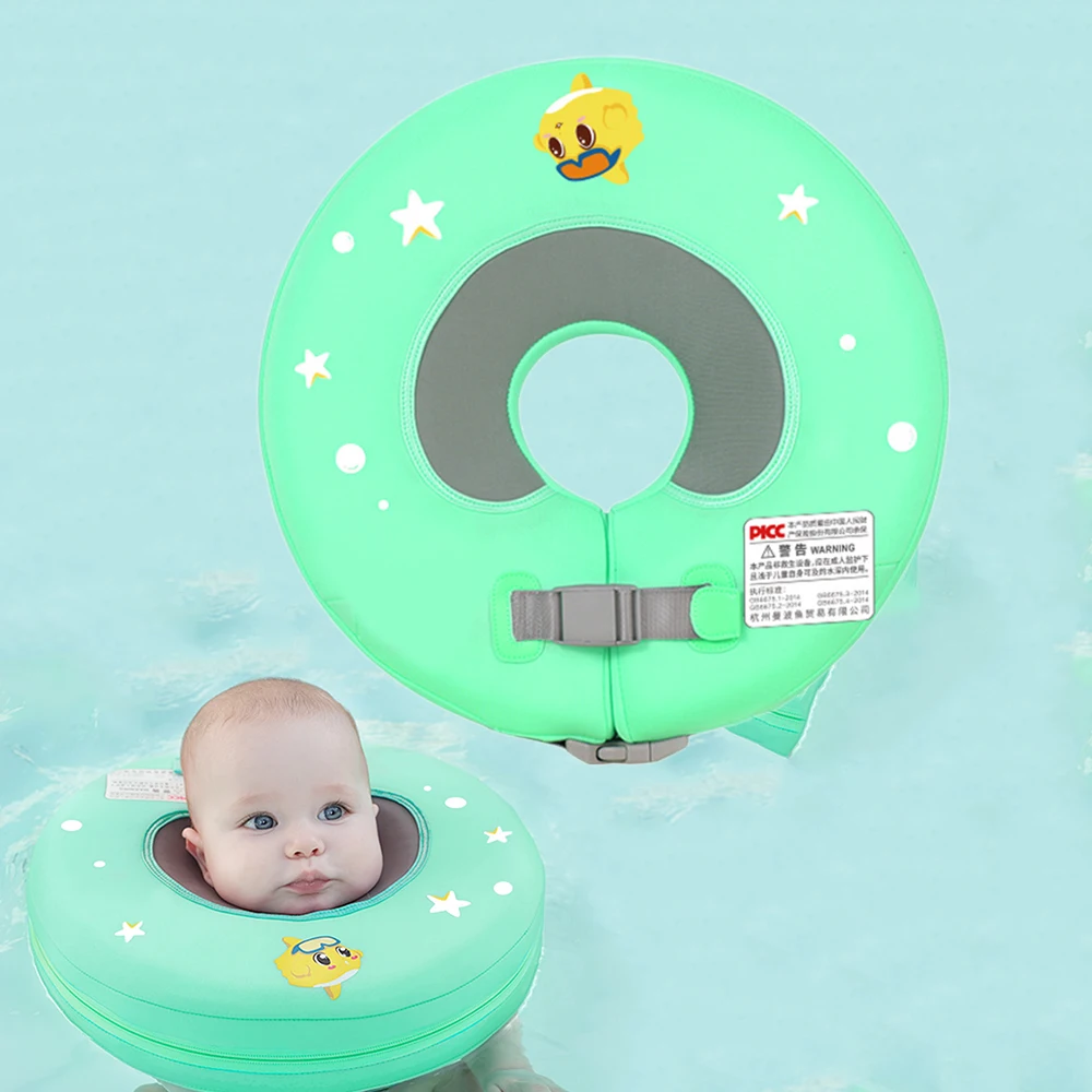 

Do Not Need Inflatable Floating Neck Ring Safety Baby PVC Float Swimming Pools Accessories Infant Bathing Newborns Swim Toys