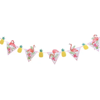 

1PC ALOHA Hanging Garland Bunting Banner Hawaiian Tropical Theme Luau Party Ornaments Supplies Decoration Favors