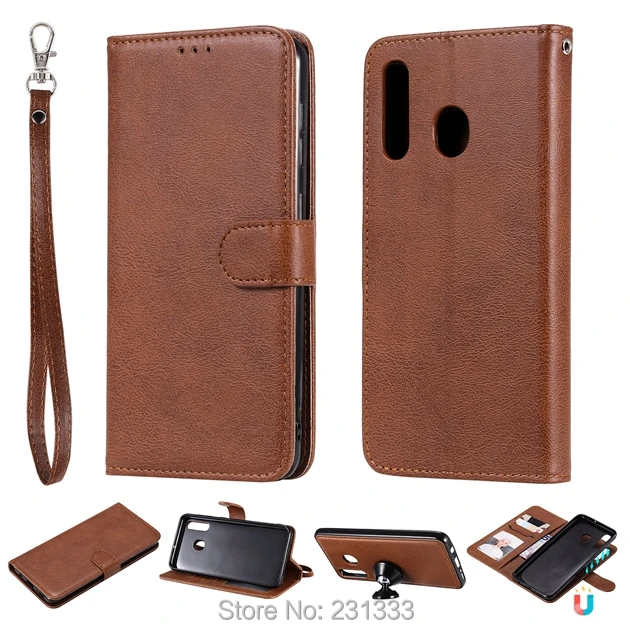 

Car Mount Magnetic Suction Strap Wallet Leather Pouch Case For Samsung Galaxy A50 A30 A20 A70 M10 A10 M20 Stand Skin Cover 1pcs