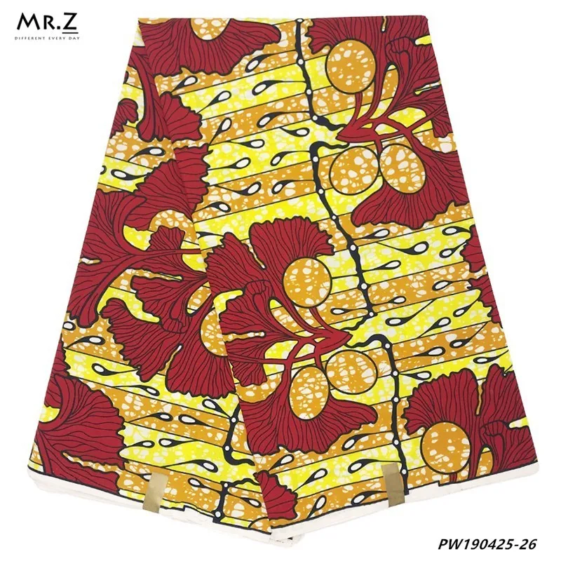 

Mr.Z 6Yards Polyester Hollandais Java Real Dutch Wax African Super Hollandais Wax For African Ankara Wax Dress