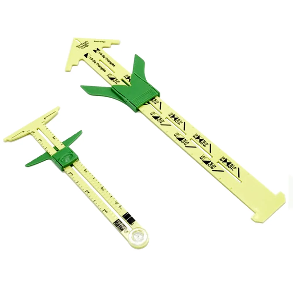 

5 In 1 Sliding Gauge Tailor Measuring DIY Dress Making Multifunction Quilting Clothes Patchwork Marking Sewing Tool Home Plastic