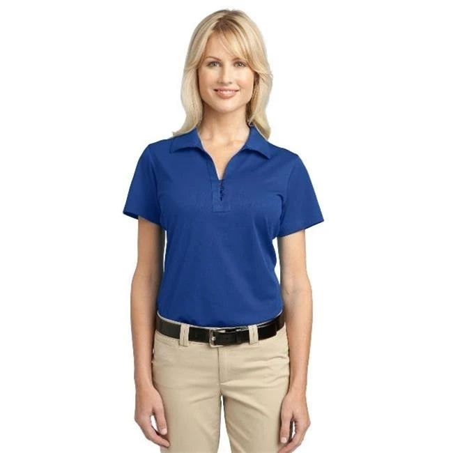 Port Authority L527 Ladies Tech Pique Polo T-Shirt Bright Royal - 4XL |