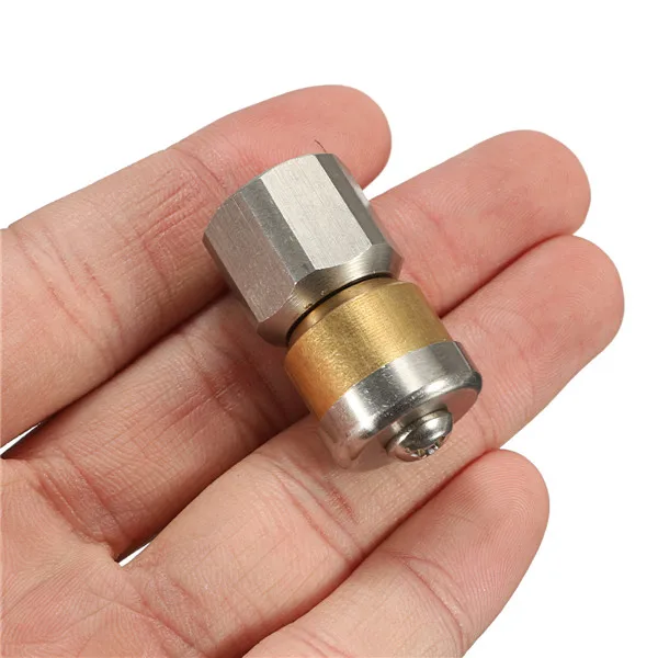 1//4in Nettoyeur haute pression Drain Sewer nettoyage pipe jetter Rotary buse 4-Jet Home