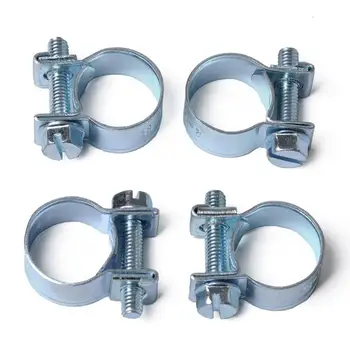 

Car Clips 10pcs Carbon Steel Mini Air/Fuel Injection Pipe Hose Clamps for Diesel Petrol Pipe Auto Car Accessories 12-14MM